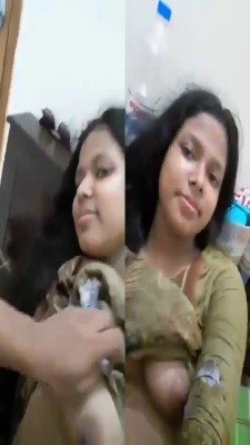 College boy removes aunt’s tops for milky boobs